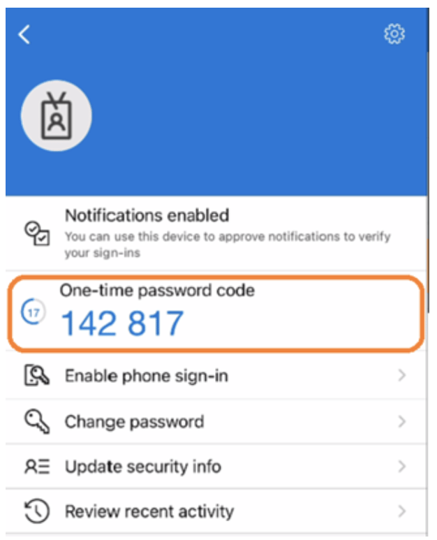 Microsoft two factor authentication setup